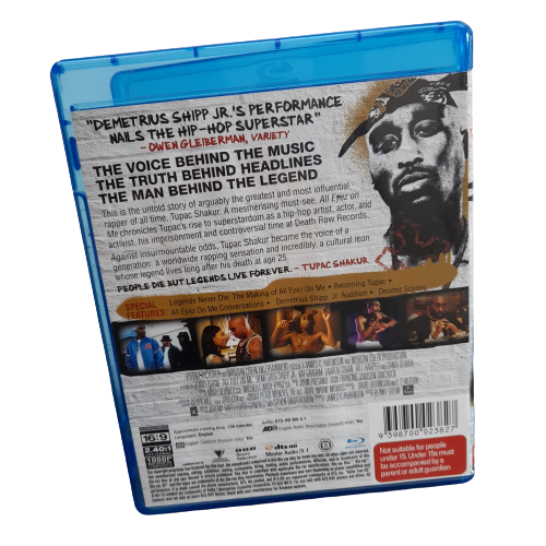 All Eyez On Me - The unload story of Tupac Shakur Blu Ray