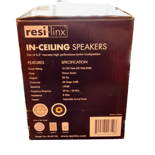 Resi-linx In-ceiling Speakers RL-AR100