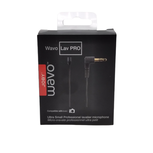 JOBY Wavo Lav Pro Microphone (JB01718-BWW) - Like New In Box with Pouch