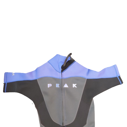 Peak Blue And Black Wetsuit Flatlock 1.5