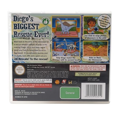 Go Diego Go: Great Dinosaur Rescue - Nintendo DS