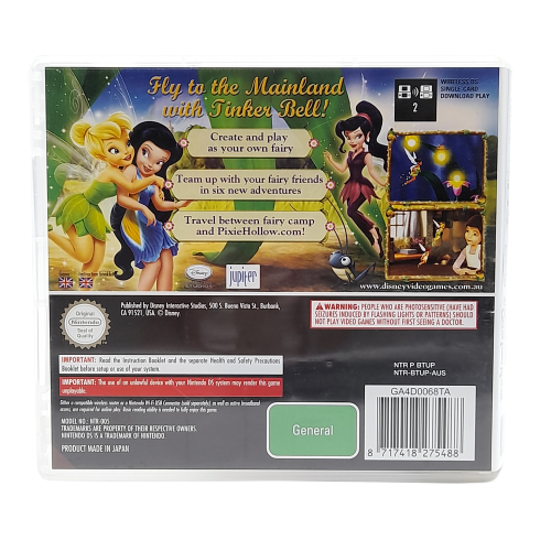 Tinkerbell and the Great Fairy Rescue - Nintendo DS