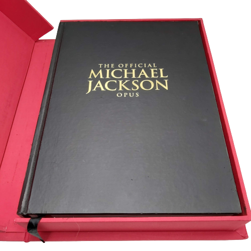 Michael Jackson Book Collectable Red 53cm x 40cm - with Glove