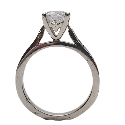 Ladies 18ct White Gold Diamond Engagement Ring