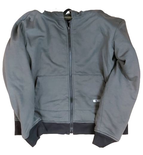 Merlin Hooded Motorcycle Jacket Size - 2XL Grey With Built in Elbow Pads