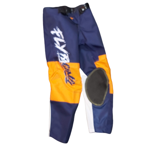 FLYRacing Motorbike Pants 24 Kinetic Blue And Orange