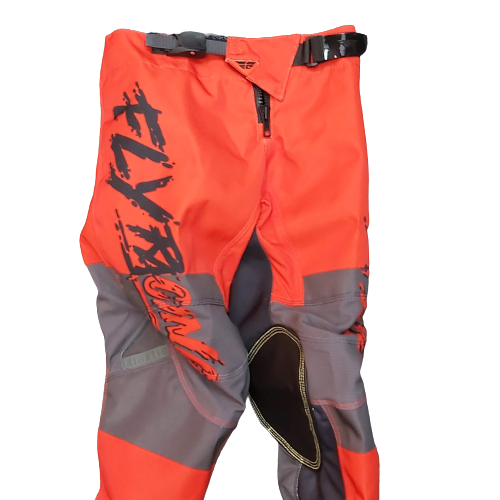 Fly Racing Motorbike Pants 22 Kinetic Red And Grey