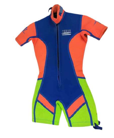 Wavelength Wet Suit Turbo Ski 35KG over Orange and Blue
