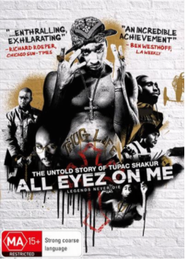 All Eyez On Me - The unload story of Tupac Shakur Blu Ray