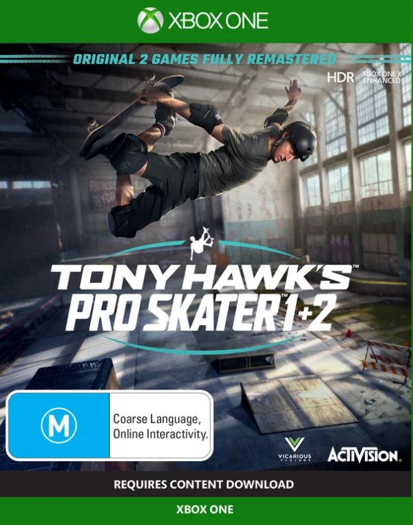 Tony Hawk's Pro Skater 1 + 2- Xbox One
