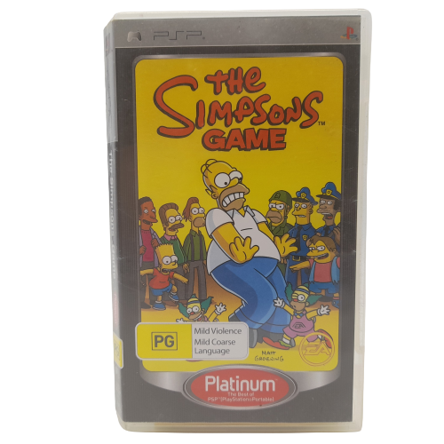 The Simpsons Game Platinum - Sony PSP