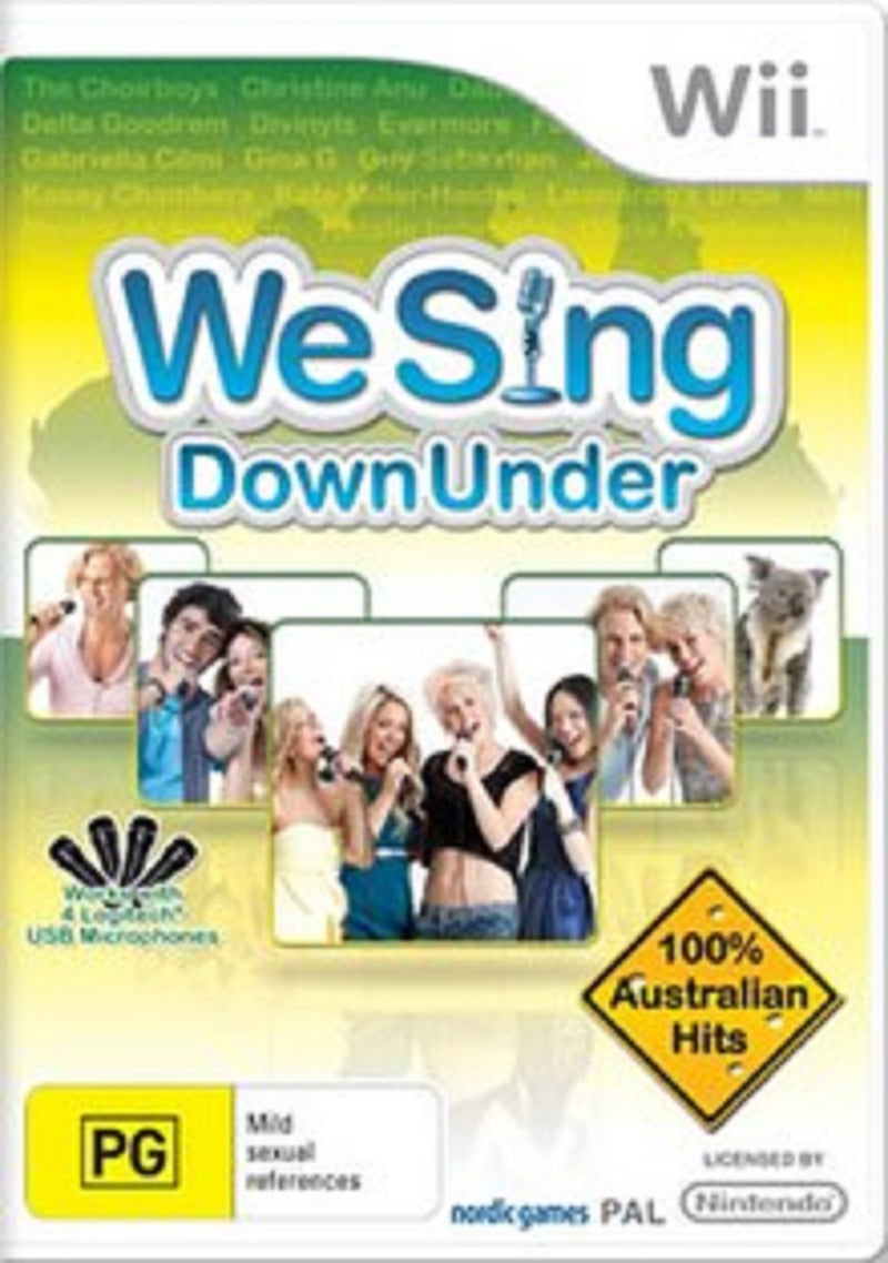 We Sing DownUnder - Wii Nintendo